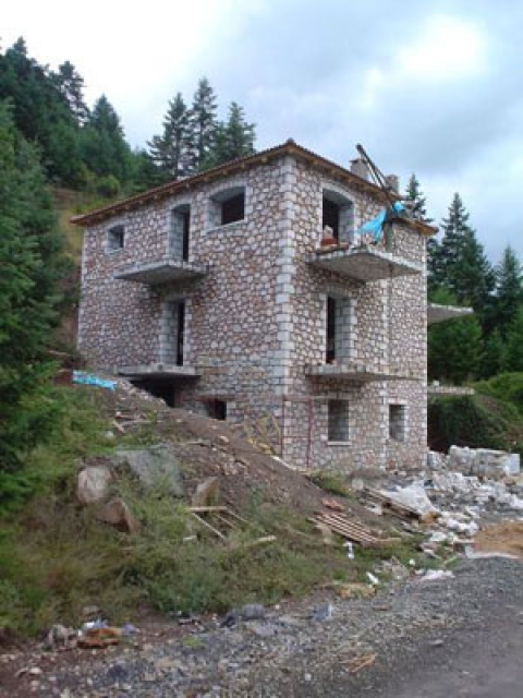 Neubau Natursteinhaus in Arkadien/Griechenland