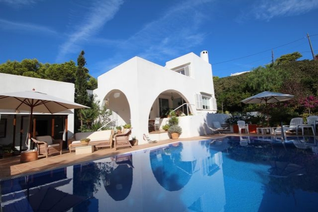 Ferienhaus Mallorca mit Meerblick nahe Sandstrand und Meer 8 -10 Personen Cala R