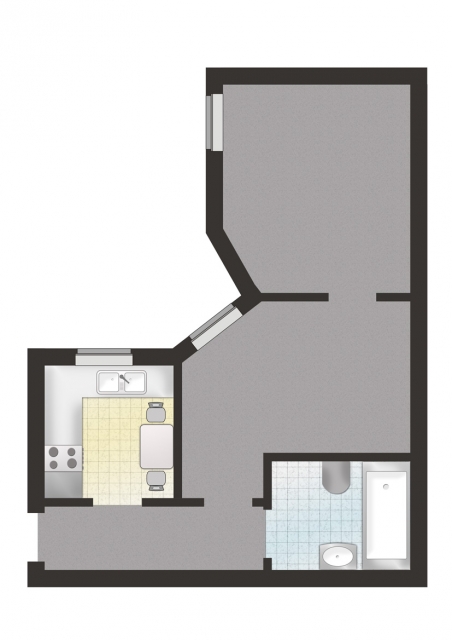 2-Zimmer-Wohnung *perfekt für Studenten* EBK, ab 1.9.2010