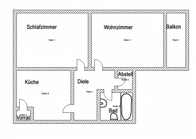 Dringend Nachmieter zum 01.01.2012 gesucht!!! - 2 ZKDB mit Balkon - 280 €