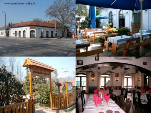Restaurant in Ungarn am Plattensee, im Zentrum von Siofok 