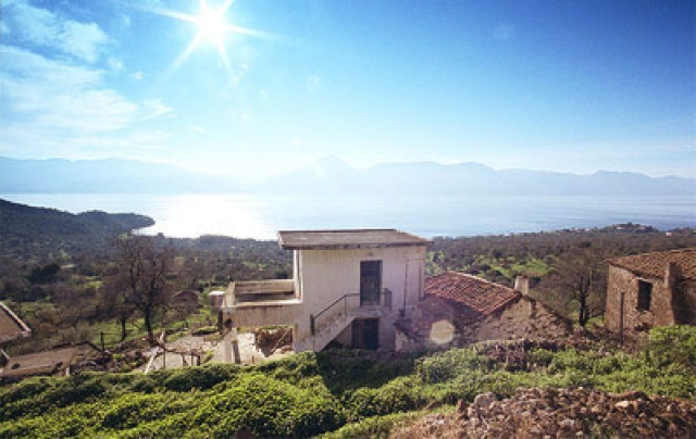 Haus mit Panoramablick auf Methana/Griechenland