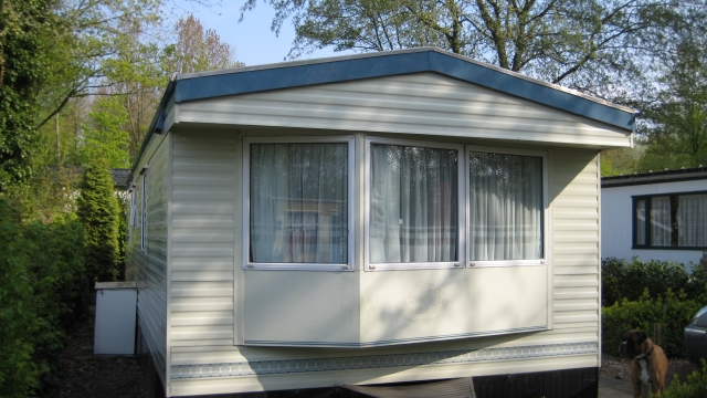 Standcaravan Atlas Florida Super, Standort Nähe Breskens