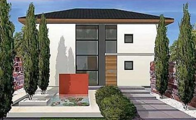 Im Rücken der Berg, im Tal der Fluss