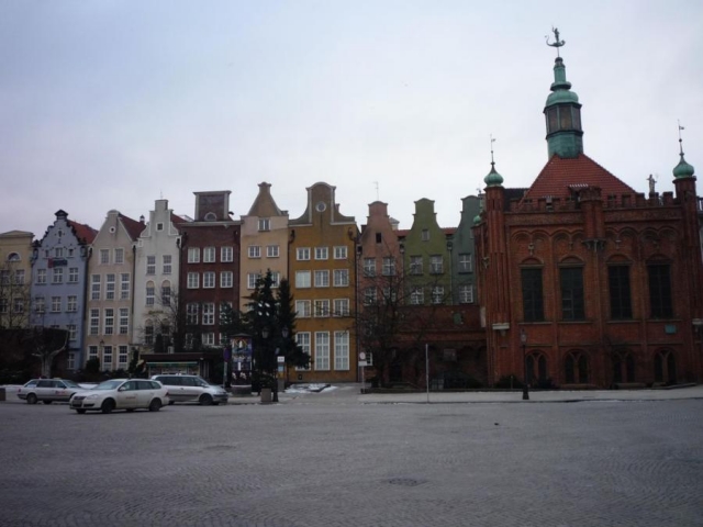 Tenement in Polen - Gdansk, in der Mitte