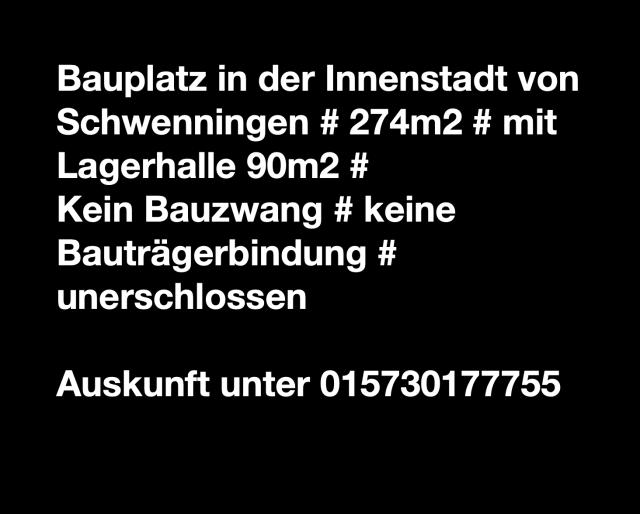 Verkaufe Bauland in der City