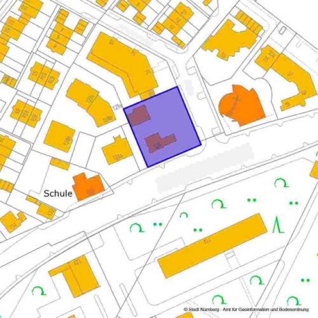 Baugrund im Innenbereich der Stadt Nürnberg provisionsfrei zu verkaufen