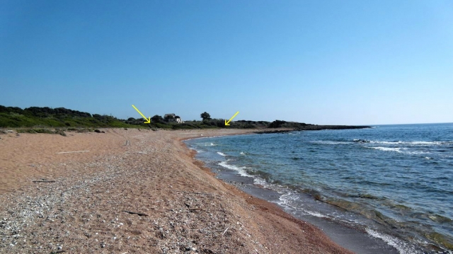 Ein schönes Strand-Grundstück bei Peloponnes/Griechenland