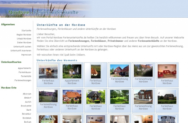 Preiswert Nordsee Unterkunft inserieren
