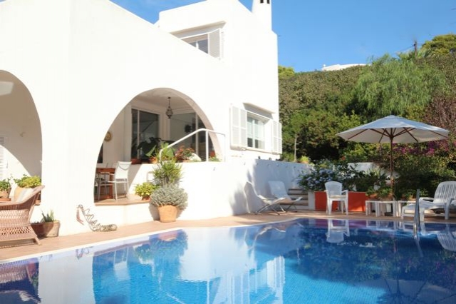 Ferienhaus Mallorca mit Meerblick nahe Sandstrand und Meer 8 - 10 Personen Finca
